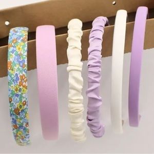 $5 HEADBAND SET. PURPLES. NEW. $5 IF BUNDLED